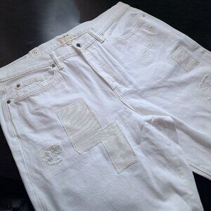 Todd Snyder Relaxed Selvedge Jean NWT Men 36x32 Distressed White $248